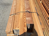 Ca. 27x douglas balken geschaafd, 140x140mm, lengte 25/250cm, 2/300cm - afbeelding 1 van  3