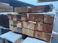 Ca. 27x douglas balken geschaafd, 140x140mm, lengte 6/200cm, 21/250cm - afbeelding 3 van  3