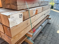 Ca. 27x douglas balken geschaafd, 140x140mm, lengte 6/200cm, 21/250cm - afbeelding 2 van  3