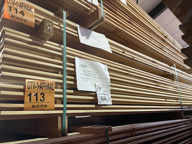 Ca. 27x douglas design- triple- deens profiel, 22x142mm, lengte 400cm - afbeelding 4 van  4