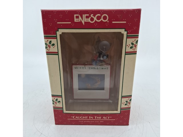 Ca. 27x kerst beeldje, enesco, o.a. paint your holidays bright - afbeelding 4 van  13