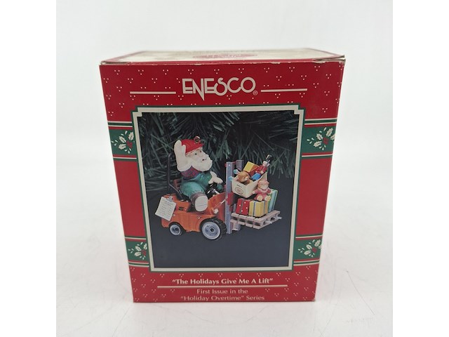 Ca. 27x kerst beeldje, enesco, o.a. paint your holidays bright - afbeelding 6 van  13