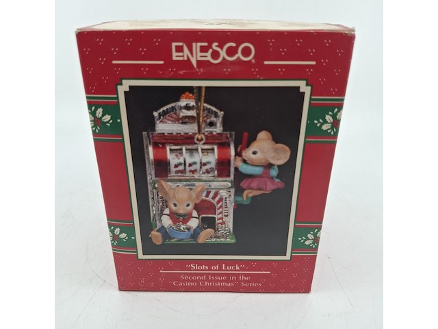 Ca. 27x kerst beeldje, enesco, o.a. paint your holidays bright - afbeelding 8 van  13