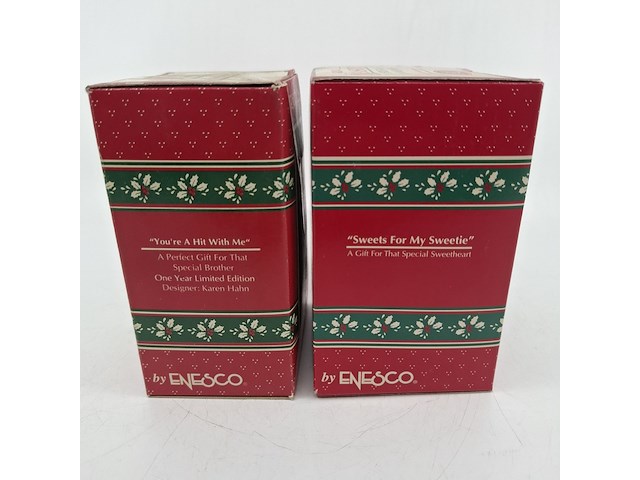 Ca. 27x kerst beeldje, enesco, o.a. paint your holidays bright - afbeelding 11 van  13