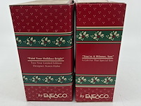 Ca. 27x kerst beeldje, enesco, o.a. paint your holidays bright - afbeelding 13 van  13