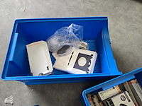 Ca. 27x magazijnbakken incl. inhoud kruizinga, blauw - afbeelding 7 van  28