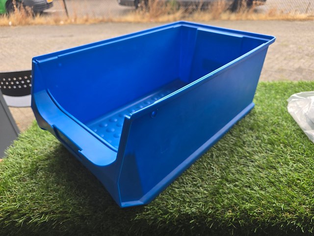Ca. 27x magazijnbakken incl. inhoud kruizinga, blauw - afbeelding 12 van  28
