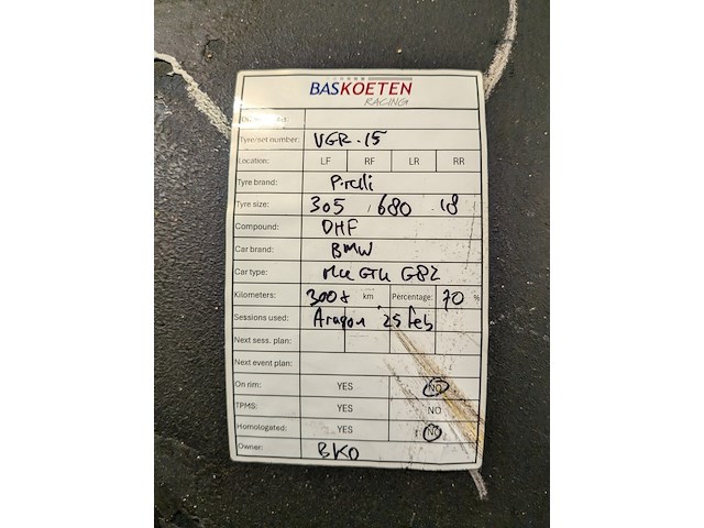 Ca. 27x raceband slicks / regenband hankook, inerstate, michelin - afbeelding 16 van  35