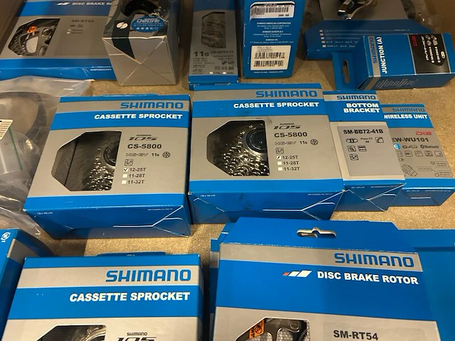 Ca. 27x racefietsonderdelen, shimano - afbeelding 2 van  8