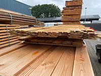 Ca. 27x thermisch gemodificeerd vuren channelsiding, 20x142mm, lengte 330cm - afbeelding 3 van  3