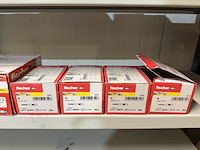 Ca. 27x verpakking fischer ijzerwaren w.o. schroeven, spijkers, pluggen - afbeelding 3 van  11