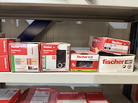 Ca. 27x verpakking fischer ijzerwaren w.o. schroeven, spijkers, pluggen - afbeelding 6 van  11