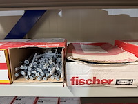 Ca. 27x verpakking fischer ijzerwaren w.o. schroeven, spijkers, pluggen - afbeelding 9 van  11