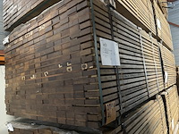 Ca. 280x guyana ipé planken geschaafd, 25x70mm, lengte 155cm - afbeelding 4 van  4