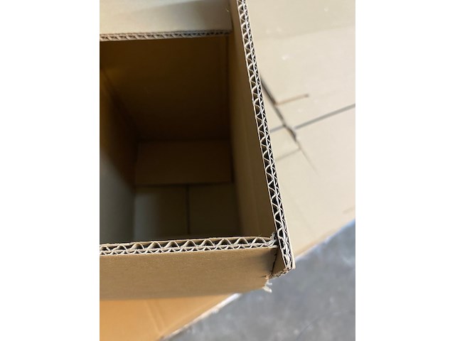 Ca. 280x verzenddozen 265x170x290mm dubbelgolf, bruin - afbeelding 3 van  4