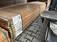 Ca. 287x angelim pedra planken geschaafd, 21x70mm, lengte 70/305cm, 154/335cm, 63/365cm - afbeelding 2 van  3