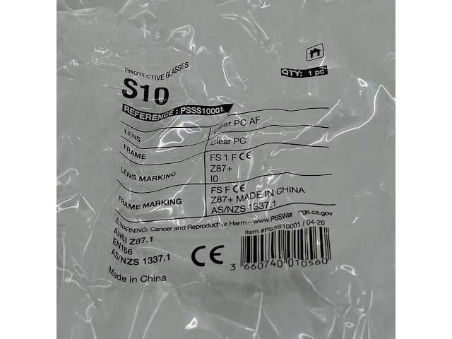 Ca. 2880x veiligheidsbril, bolle - afbeelding 4 van  5