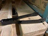 Ca. 288x stuks luxe serveertang, zwart - afbeelding 4 van  5