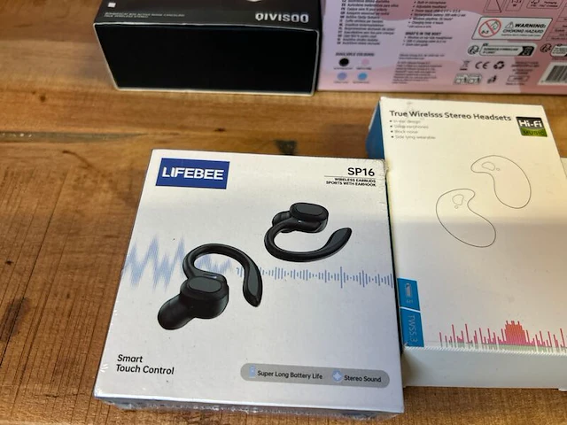 Ca. 28x audio-accessoires w.o. draadloze koptelefoon, w.o. hears, lifebee, jmmo - afbeelding 3 van  11