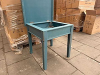 Ca. 28x beach table, houten bijzettafel met opbergvak - afbeelding 4 van  9