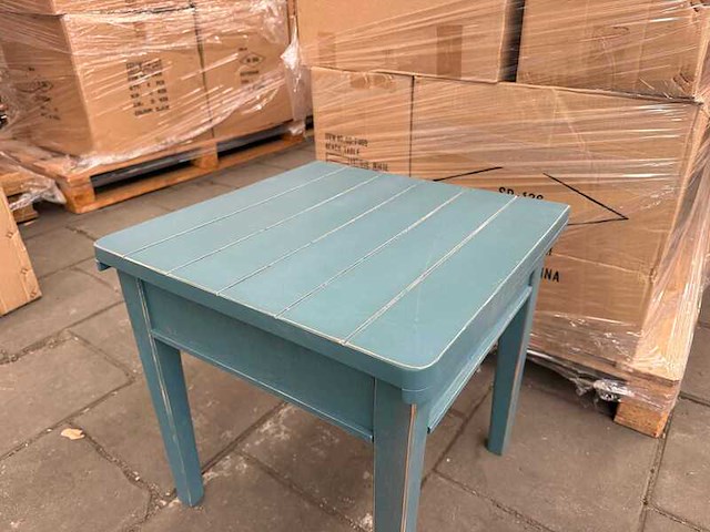 Ca. 28x beach table, houten bijzettafel met opbergvak - afbeelding 8 van  9