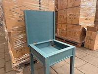 Ca. 28x beach table, houten bijzettafel met opbergvak - afbeelding 3 van  9