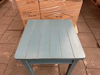 Ca. 28x beach table, houten bijzettafel met opbergvak - afbeelding 9 van  9