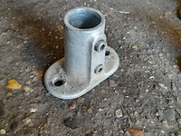 Ca. 28x buiskoppeling ovale voetplaat, ø 42,4 mm - afbeelding 5 van  5