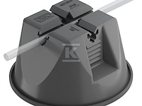 Ca. 28x daksteun, zwart - afbeelding 1 van  4