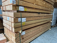 Ca. 28x douglas balken fijnbezaagd, 150x150mm, lengte 400cm - afbeelding 4 van  4