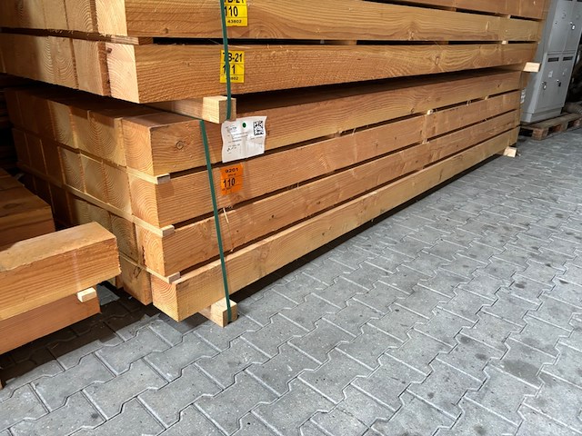 Ca. 28x douglas balken fijnbezaagd, 150x150mm, lengte 400cm - afbeelding 4 van  4
