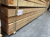 Ca. 28x douglas balken fijnbezaagd, 150x150mm, lengte 500cm - afbeelding 4 van  4
