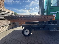 Ca. 28x douglas dubbele rhombus, 25x137mm, lengte 500cm - afbeelding 3 van  3