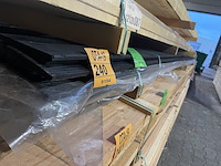 Ca. 28x douglas zweeds rabat zwart gecoat, 26x190mm, lengte 400cm - afbeelding 2 van  3