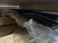 Ca. 28x douglas zweeds rabat zwart gecoat, 26x190mm, lengte 400cm - afbeelding 3 van  3