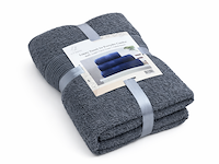 Ca. 28x handdoeken set 3-delig, lux-towels, 3-delig 600gsm, grijs - afbeelding 1 van  3