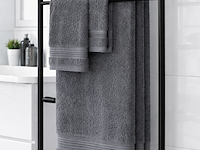 Ca. 28x handdoeken set 3-delig, lux-towels, 3-delig 600gsm, grijs - afbeelding 3 van  3