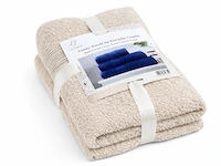 Ca. 28x handdoekenset 3-delig, lux-towels, 3-delig 600gsm, beige