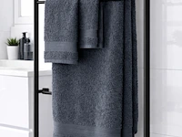 Ca. 28x handdoekenset 3-delig, lux-towels, 3-delig 600gsm, donker grijs - afbeelding 3 van  3