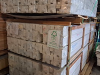 Ca. 28x hardhouten deurkozijn gegrond - afbeelding 1 van  5