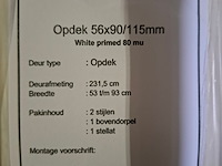 Ca. 28x hardhouten deurkozijn gegrond - afbeelding 4 van  5