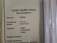 Ca. 28x hardhouten deurkozijn gegrond - afbeelding 4 van  5
