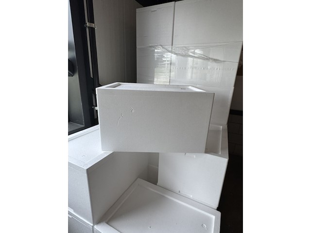Ca. 28x koelbox, wit, met deksel - afbeelding 2 van  5