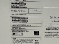 Ca. 28x macbook pro doos (leeg), apple, a2442 - afbeelding 3 van  6