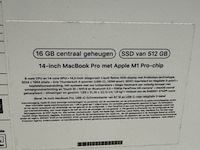Ca. 28x macbook pro doos (leeg), apple, a2442 - afbeelding 4 van  6
