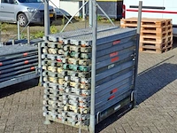 Ca. 28x o-roostervloer, layher, allround | 140x32 cm, in transportbok