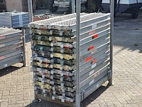 Ca. 28x o-roostervloer, layher, allround | 140x32 cm, in transportbok - afbeelding 3 van  6
