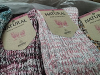 Ca. 28x paar kleurige dames sokken, apollo - afbeelding 2 van  3