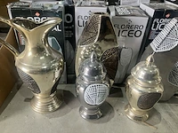 Ca. 28x potten en vazen, tibor liceo, goud/zilver - afbeelding 2 van  7