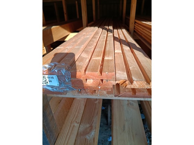 Ca. 28x red class wood triple profiel - afbeelding 1 van  4